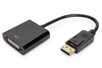 DIGITUS DisplayPort - DVI Adapt/ Konverter, DP-DVI, 15cm,...