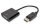 DIGITUS DisplayPort - DVI Adapt/ Konverter, DP-DVI, 15cm, schwarz