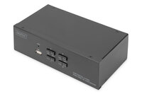 P-DS-12882 | DIGITUS KVM Switch, 4 Port, Dual Display,...
