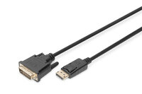 P-DB-340301-030-S | DIGITUS DisplayPort Adapterkabel, DP...