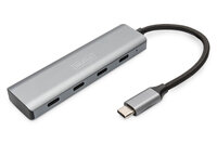 P-DA-70246 | DIGITUS USB-C HUB, 4-Port | Herst. Nr. DA-70246 | USB-Hubs | EAN: 4016032485773 |Gratisversand | Versandkostenfrei in Österrreich
