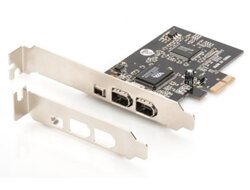 Y-DS-30201-5 | DIGITUS PCI Express Karte, Firewire 1394a (3+1 Port) | Herst. Nr. DS-30201-5 | Controller | EAN: 4016032442592 |Gratisversand | Versandkostenfrei in Österrreich