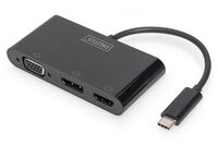 P-DA-70859 | DIGITUS USB-C 3in1 Triple Monitor Adapter (HDMI, DP, VGA) | Herst. Nr. DA-70859 | Kabel / Adapter | EAN: 4016032456476 |Gratisversand | Versandkostenfrei in Österrreich