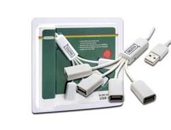 Y-DA-70216 | DIGITUS Slim Spider USB-Hub | Herst. Nr. DA-70216 | USB-Hubs | EAN: 4016032284062 |Gratisversand | Versandkostenfrei in Österrreich