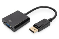 DIGITUS DisplayPort Ad/Konverter DP - HD15 St/Bu, 15cm...