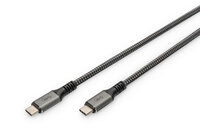 DIGITUS USB 4.0 Typ-C Kabel 1m AL-Geh. PP braid 8K/60Hz PD3.0