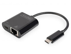 Y-DN-3027 | DIGITUS USB Type-C Gigabit Ethernet Adapter mit Power Delivery Unterstützung | Herst. Nr. DN-3027 | Kabel / Adapter | EAN: 4016032458043 |Gratisversand | Versandkostenfrei in Österrreich