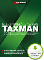 P-08832-2019 | Lexware TAXMAN 2024 1 Benutzer Download Win, Deutsch (08832-2019) - Finanzen/Steuer - Deutsch | Herst. Nr. 08832-2019 | Software / Anwendungen | EAN: 9783648174746 |Gratisversand | Versandkostenfrei in Österrreich
