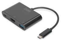 P-DA-70855 | DIGITUS USB Type-C HDMI Multiport Adapter, 3-Port | Herst. Nr. DA-70855 | Kabel / Adapter | EAN: 4016032447498 |Gratisversand | Versandkostenfrei in Österrreich