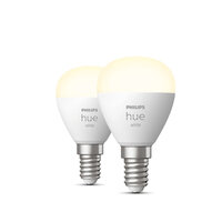 Philips Hue LED Lampe E14 2er Set 5,7W 470lm White Luster