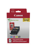 Canon CLI-526 BK/C/M/Y Photo Value Pack