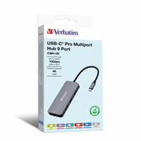 Verbatim USB-C Pro Multiport Hub 9 Port CMH-9...