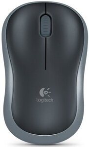 Logitech M185 - Beidhändig - Optisch - RF Wireless - 1000 DPI - Grau