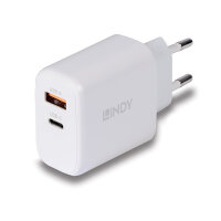 P-73428 | Lindy 65W USB Typ A & C GaN Charger -...