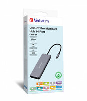 Verbatim USB-C Pro Multiport Hub 14 Port CMH-14...