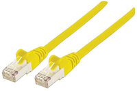 Intellinet Premium Netzwerkkabel - Cat6 - S/FTP - 100% Kupfer - Cat6-zertifiziert - LS0H - RJ45-Stecker/RJ45-Stecker - 0,5 m - gelb - 0,5 m - Cat6 - S/FTP (S-STP) - RJ-45 - RJ-45