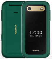 Nokia 2660 Flip - Klapphandy - Dual-SIM - 7,11 cm (2.8") - 0,3 MP - 1450 mAh - Grün