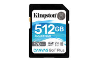 Kingston Canvas Go! Plus - 512 GB - SD - Klasse 10 - UHS-I - 170 MB/s - 90 MB/s