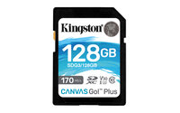 Kingston Canvas Go! Plus - 128 GB - SD - Klasse 10 - UHS-I - 170 MB/s - 90 MB/s