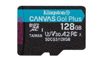 Kingston Canvas Go! Plus - 128 GB - MicroSD - Klasse 10 - UHS-I - 170 MB/s - 90 MB/s