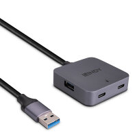 Lindy 10m USB 3.0 Hub 4 Ports - Digital/Daten
