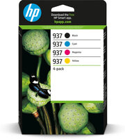 HP 937 CMYK 4-Pack Original Ink Cartridge - Original - Tintenpatrone