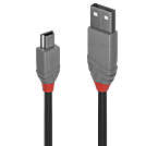 Lindy Anthra Line USB Kabel 0,5 m USB A Mini-USB B...
