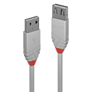 Lindy Anthra Line USB Kabel 5 m USB A Männlich Weiblich Grau