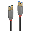 Lindy 36751 USB Kabel 1 m USB A Männlich Schwarz