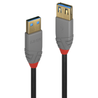 Lindy 36761 USB Kabel 1 m USB A Männlich Schwarz