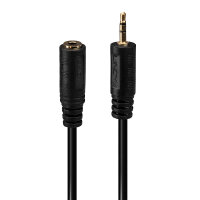 Lindy 35698 0.2m 2.5mm 3.5mm Schwarz Audio-Kabel