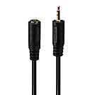 Lindy 35698 0.2m 2.5mm 3.5mm Schwarz Audio-Kabel