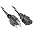 Lindy Stromkabel - IEC 320 EN 60320 C13 bis NEMA 5-15P (S) - Wechselstrom 110 V