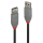 Lindy 36691 USB Kabel 0,5 m USB A Männlich Schwarz - Grau