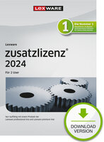 Lexware ESD zusatzlizenz 2024 für 2 User Abo Version - Finanzen/Steuer - Deutsch
