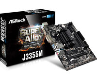 ASRock J3355M - Intel - NA (integrated CPU) - J3355 - DDR3-SDRAM,DDR3L-SDRAM - 16 GB - DIMM