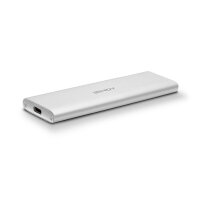 Lindy 43332 - SSD-Gehäuse - M.2 - SATA - USB Anschluss - Silber