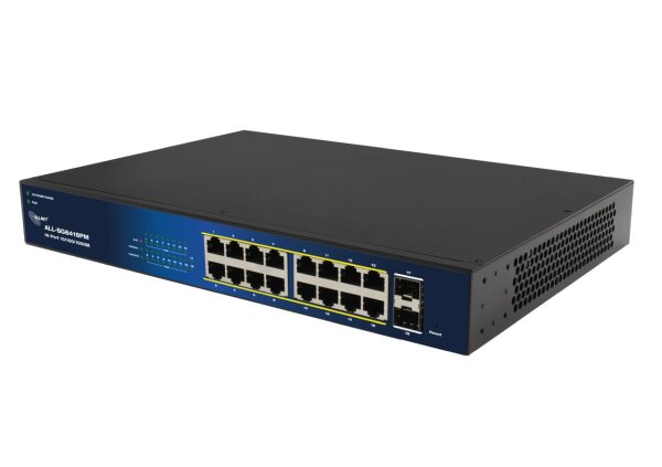 ALLNET Switch smart managed Layer2 18 Port Gigabit• 18x GbE• PoE Budget 240W• 16x at - Switch - 36 Gbps