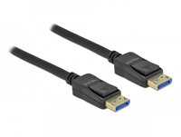 Delock DisplayPort Kabel 10K 60 Hz 54 Gbps Kunststoffgehäuse 2 m - Kabel - Digital/Display/Video