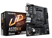 Gigabyte A520M H (rev. 1.0) - AMD - Socket AM4 - 3rd Generation AMD Ryzen™ 3 - 3rd Generation AMD Ryzen 5 - 3rd Generation AMD Ryzen™ 7 - 3rd... - Socket AM4 - 64 GB - DDR4-SDRAM