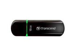Transcend JetFlash 600 - 16 GB - USB Typ-A - 2.0 - Kappe - 10,3 g - Schwarz