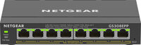 Netgear 8-Port Gigabit Ethernet High-Power PoE+ Plus Switch (GS308EPP) - Managed - L2/L3 - Gigabit Ethernet (10/100/1000) - Vollduplex - Power over Ethernet (PoE)