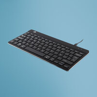 R-Go Tastatur Compact Break BE-Layout schwarz - Tastatur...