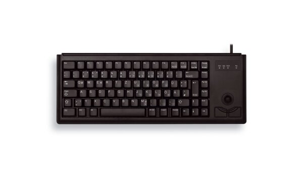 Cherry Slim Line Compact-Keyboard G84-4400 - Tastatur - 84 Tasten QWERTZ - Schwarz