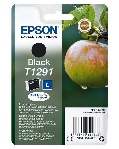 Epson Apple Singlepack Black T1291 DURABrite Ultra Ink - Tinte auf Pigmentbasis - 11,2 ml - 385 Seiten - 1 St&uuml;ck(e)