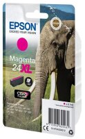 Y-C13T24334012 | Epson Elephant Singlepack Magenta 24XL Claria Photo HD Ink - Hohe (XL-) Ausbeute - Tinte auf Pigmentbasis - 8,7 ml - 740 Seiten - 1 Stück(e) | C13T24334012 | Tintenpatronen |