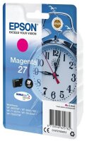 Y-C13T27034012 | Epson Alarm clock Singlepack Magenta 27 DURABrite Ultra Ink - Standardertrag - Tinte auf Pigmentbasis - 3,6 ml - 300 Seiten - 1 Stück(e) | C13T27034012 | Tintenpatronen |