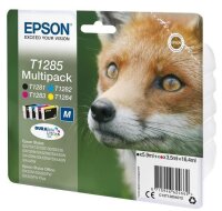 Epson Fox Multipack 4 Farben T1285 - DURABrite Ultra Ink - Tinte auf Pigmentbasis - 5,9 ml - 3,5 ml - 4 St&uuml;ck(e) - Multipack