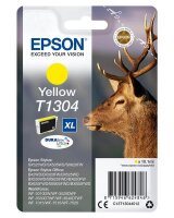 Epson Stag Singlepack Yellow T1304 DURABrite Ultra Ink - Hohe (XL-) Ausbeute - Tinte auf Pigmentbasis - 10,1 ml - 1005 Seiten - 1 St&uuml;ck(e)