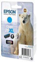 Y-C13T26324012 | Epson Polar bear Singlepack Cyan 26XL...